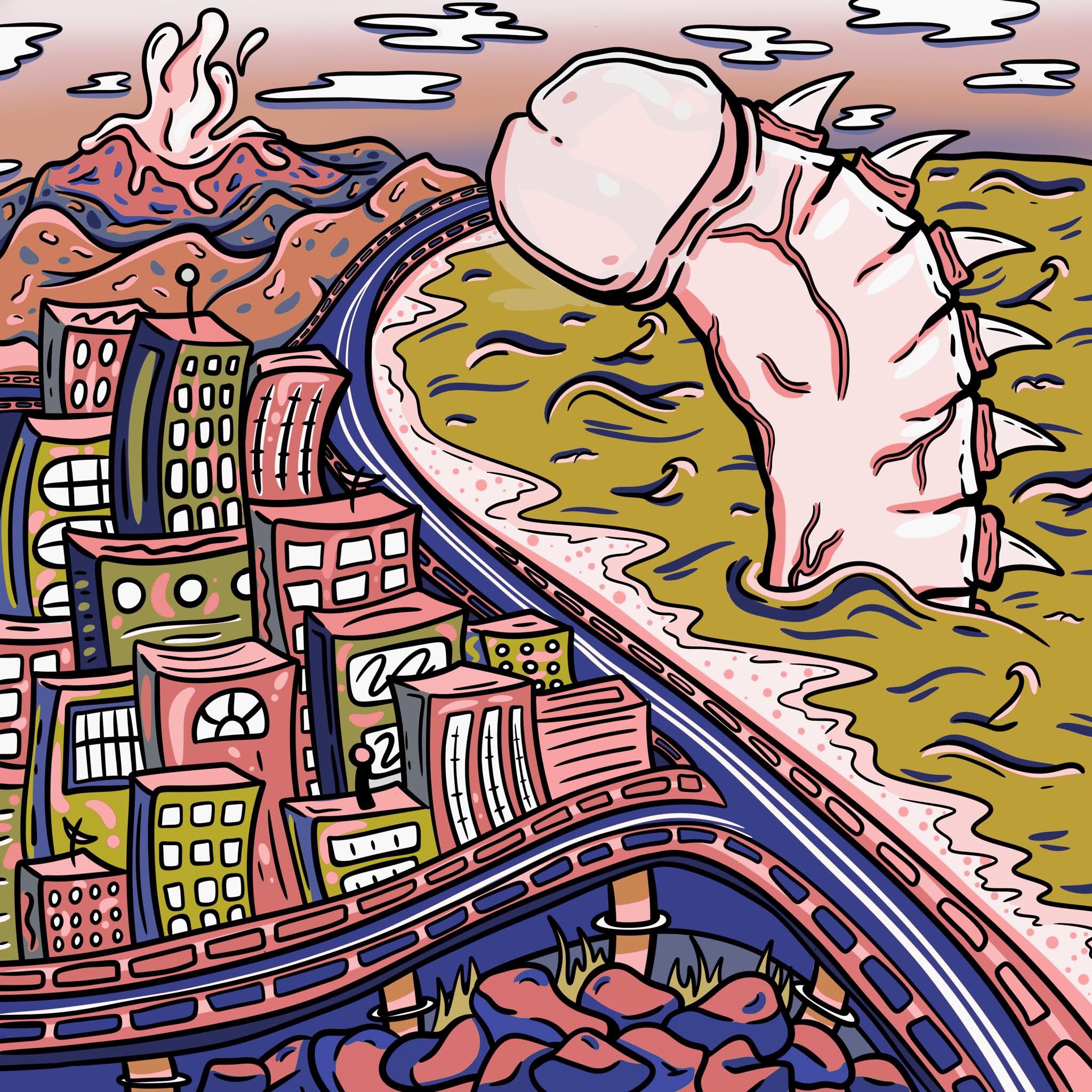 Cockzilla single artwork